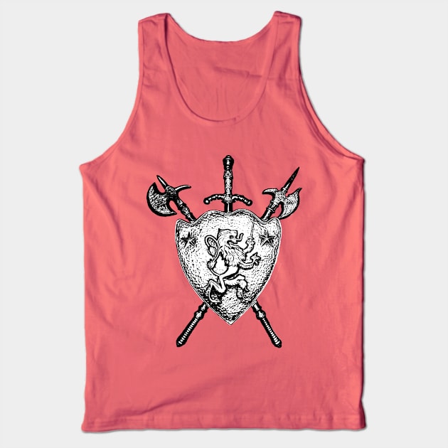 "Lion Shield" Tank Top by Agon Authentic